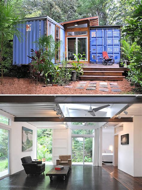 storage containers converted into homes